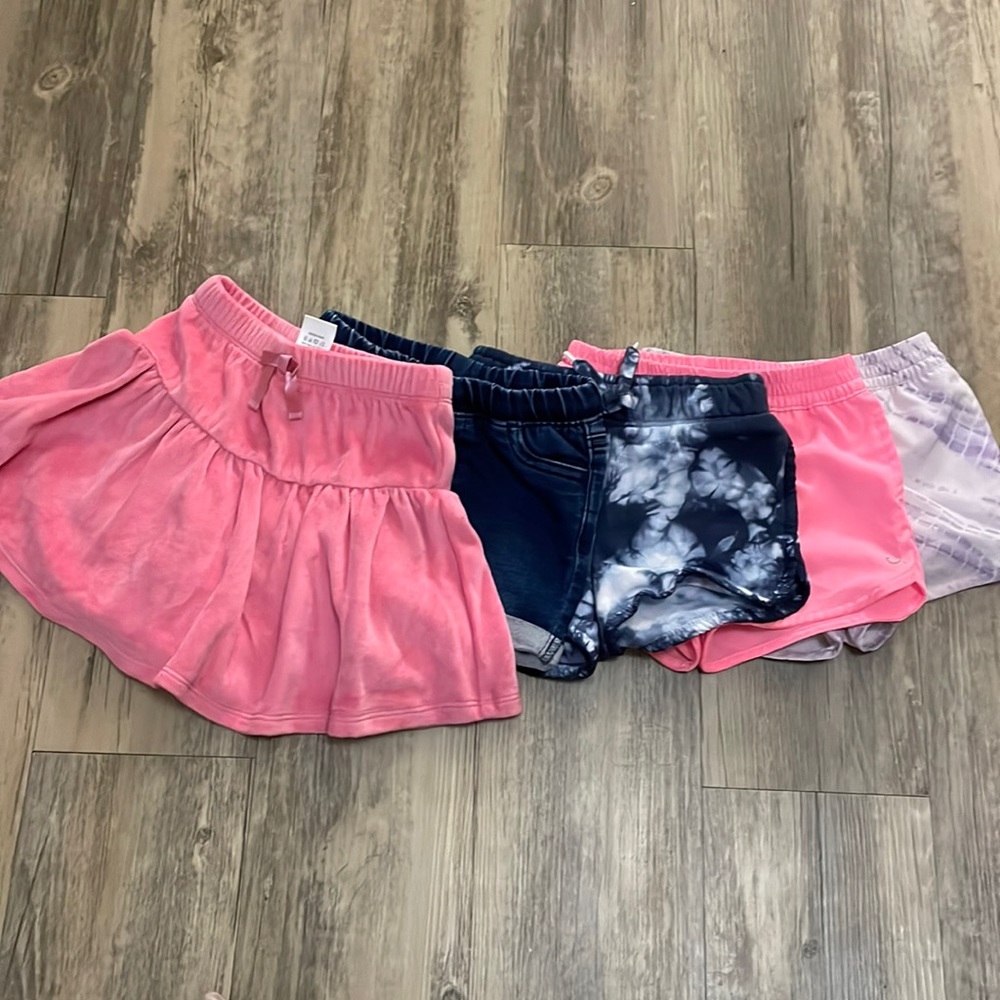 2T shorts and 3T skirt, all gentle used